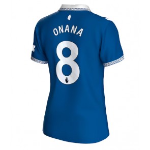 Everton Amadou Onana #8 Hemmatröja Dam 2023-24 Kortärmad